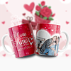 11 Diseños Plantilla Tazas Con Foto San Valentin Archivos Editables Psd y Png