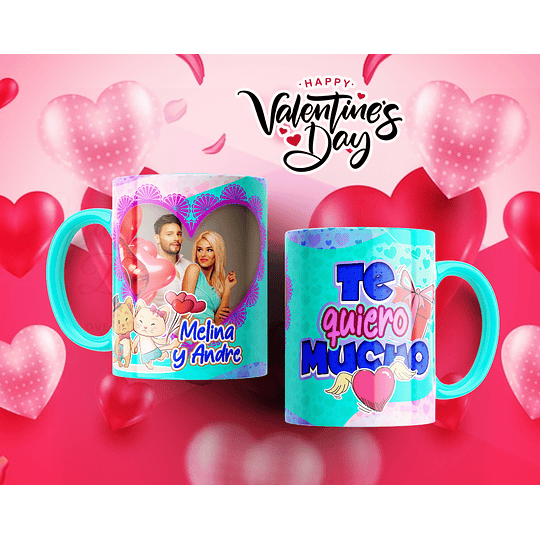 12 Diseños Plantilla Tazas Con Foto Amor San Valentin Archivos Editables Psd