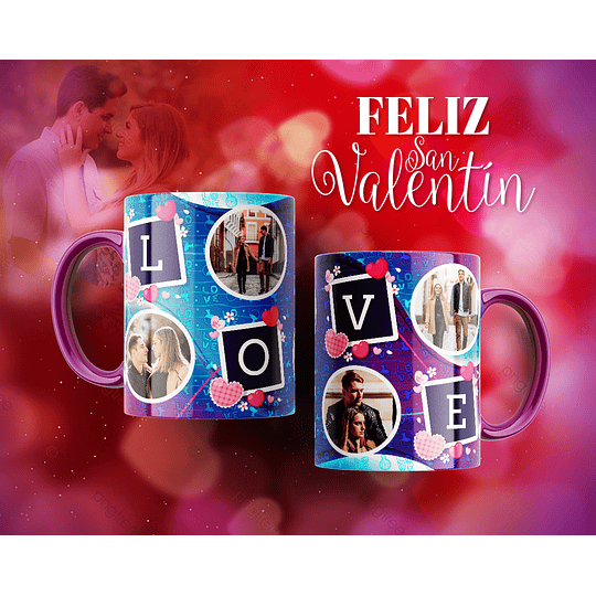 12 Diseños Plantilla Tazas Amor San Valentin Archivos Editables Psd