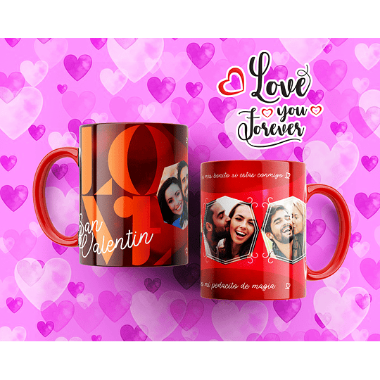 10 Diseños Plantilla Tazas San Valentin Archivos Editables Psd