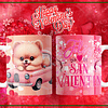 20 Diseños Plantilla Tazas Dog Love San Valentin Archivos Editables Psd y Png