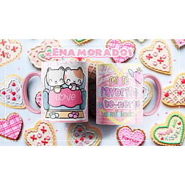 20 Diseños Plantilla Tazas San Valentin Cut Archivos Png