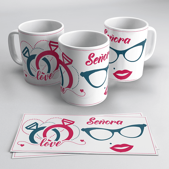 11 Diseños Plantilla Tazas San Valentin V Archivos Editable Psd y Png