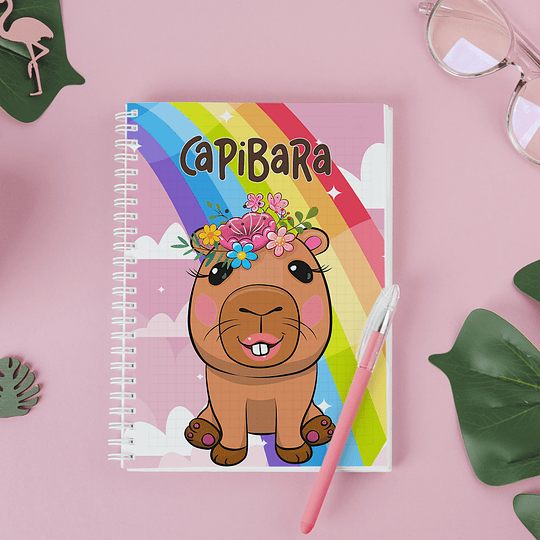 Diseños Plantilla Libreta Capibara Archivos Jpg y Png