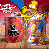 20 Diseños Plantillas Tazas Homero y Marge San Valentin Archivos Png