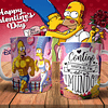 20 Diseños Plantillas Tazas Homero y Marge San Valentin Archivos Png