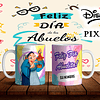 10 Plantillas Diseños Tazas Abuelos Disney Archivo Editable Corel Draw