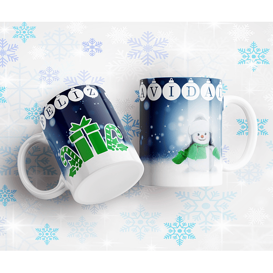 28 Plantillas de Diseños para Tazas Navidad 1 Archivo Png