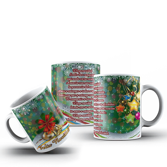 45 Plantillas de Diseños para Tazas Navidad 1 Archivo Png