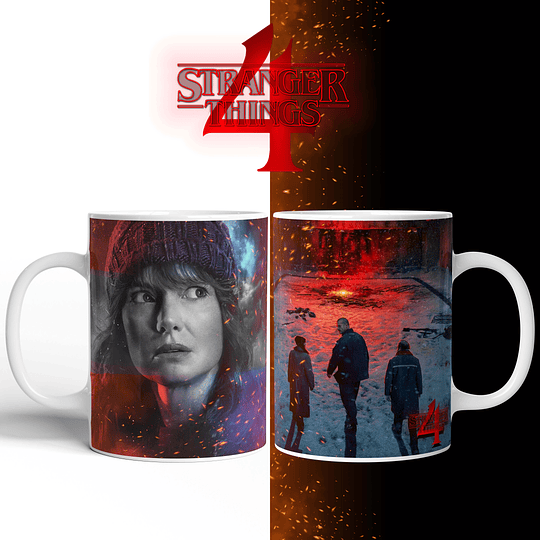 15 Plantillas de Diseños Tazas Stranger THINGS Archivos Jpg