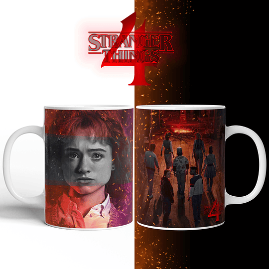 15 Plantillas de Diseños Tazas Stranger THINGS Archivos Jpg