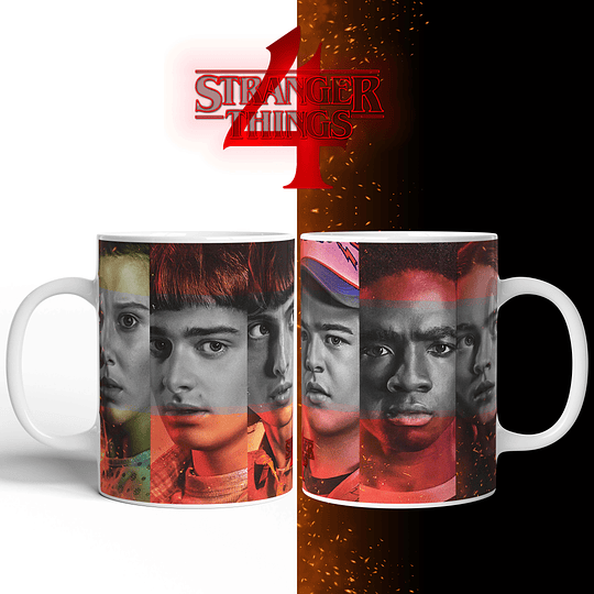 15 Plantillas de Diseños Tazas Stranger THINGS Archivos Jpg