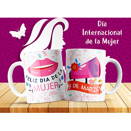 10 Plantillas Diseños Tazas Día de La Mujer 4 Archivos Png y Editables Photoshop