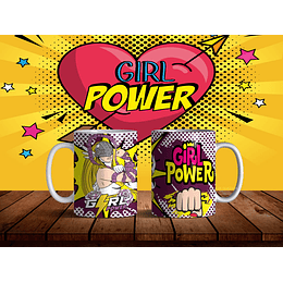 10 Plantillas Diseños Tazas Día de La Mujer Girl Archivo Png y Editable Corel Draw