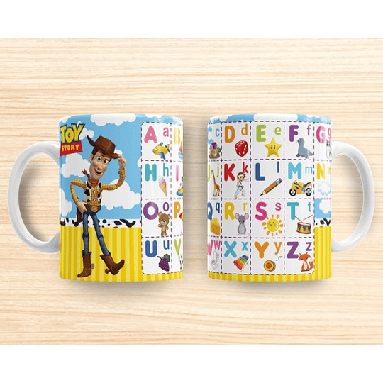 10 Diseños Plantillas Tazas Abc Infantil 5 Archivos Editables Photoshop y Jpg