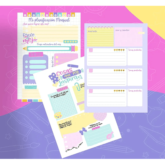 Diseños Plantillas Agenda Profesora 2026  Archivos Editables Power Point y Portadas PNG