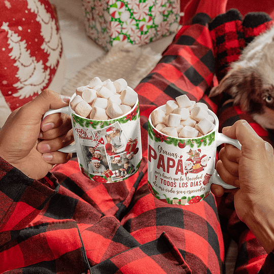 16 Diseños Plantillas Tazas Navidad Navideñas Archivos Corel Draw y Png