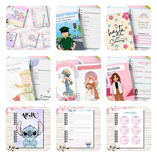 Mega Pack Agendas Planes 2026 Completo + Actualizaciones Archivos Png y Pdf