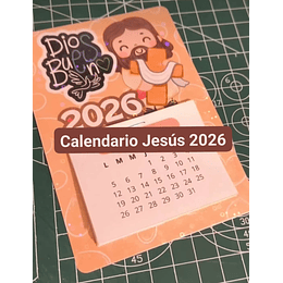 Diseños Plantillas Calendario Jesús 2026 Archivos Png Y Pdf