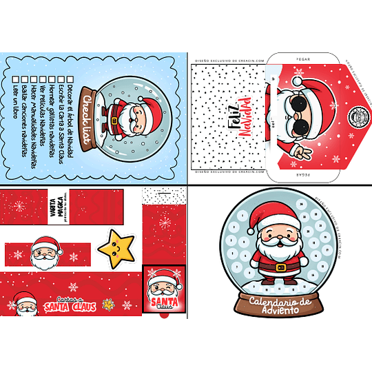 Pack Diseños Plantillas Carta Papa Noel Archivos Pdf