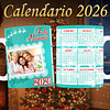 Diseños Plantillas Tazas Calendarios Navidad Archivos Editables PSD y PNG