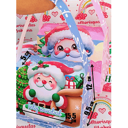 4 Diseños Plantillas Maletitas Navideñas Navidad Archivos PDF