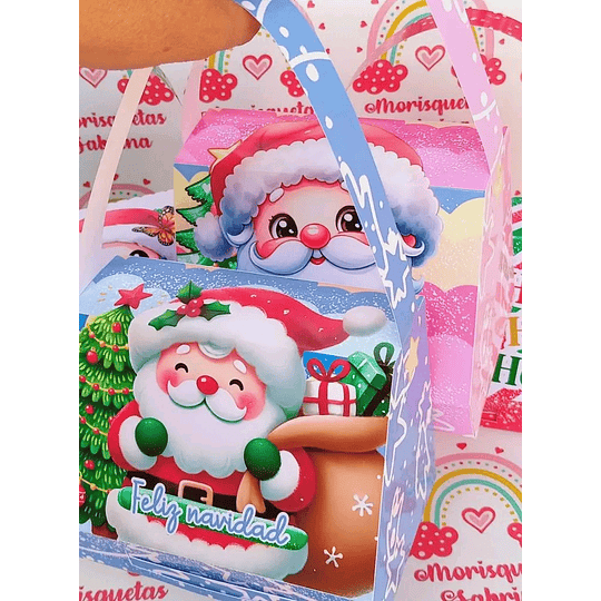 4 Diseños Plantillas Maletitas Navideñas Navidad Archivos PDF