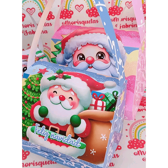 4 Diseños Plantillas Maletitas Navideñas Navidad Archivos PDF