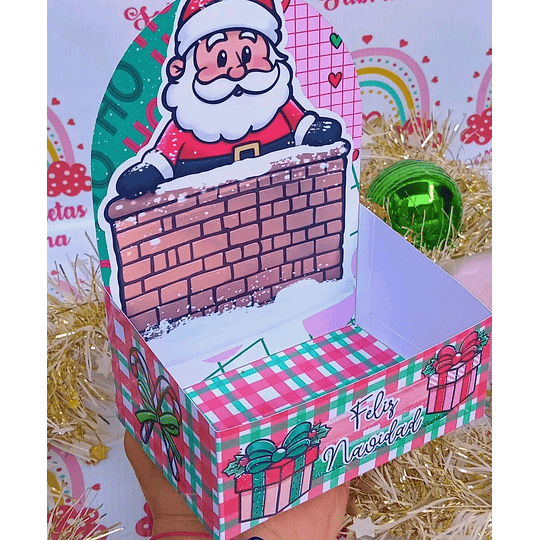 6 Diseños Plantillas Mini Bandejitas Navidad Archivos PDF