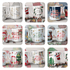 9 Diseños Plantillas Tazas Navidad Navideñas Archivos Png