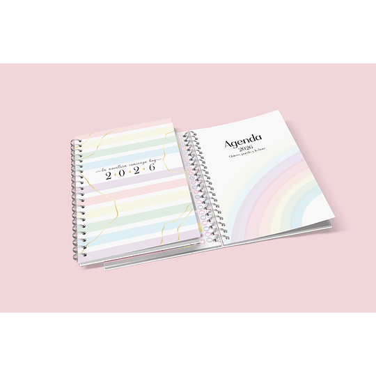 Diseños Plantillas Pack Agendas Portadas 2026 Archivos PDF y  PNG