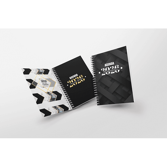 Diseños Plantillas Pack Agendas Portadas 2026 Archivos PDF y  PNG