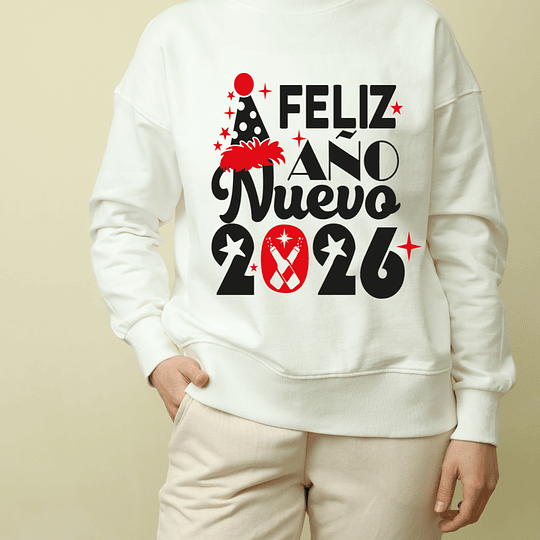 25 Diseños Plantillas Poleras Camisetas Diseños Año Nuevo 2026 Archivos png
