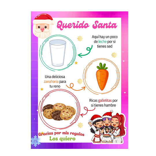 Diseños Plantillas Carta Santa K-pop Morado Archivos PDF