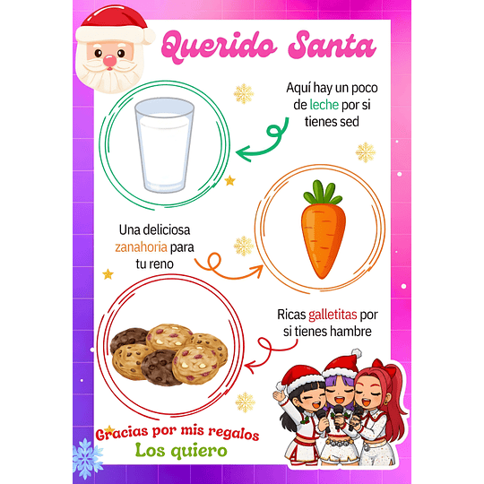 Diseños Plantillas Carta Santa K-pop Morado Archivos PDF