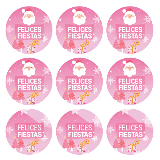 Diseños Plantillas Tag Rosa Navidad Archivos PDF