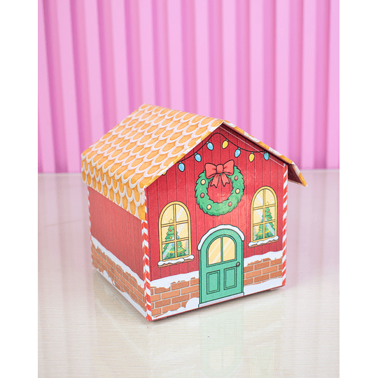 Diseños Plantillas Recetario y Casita Navidad Archivo Studio y PDF