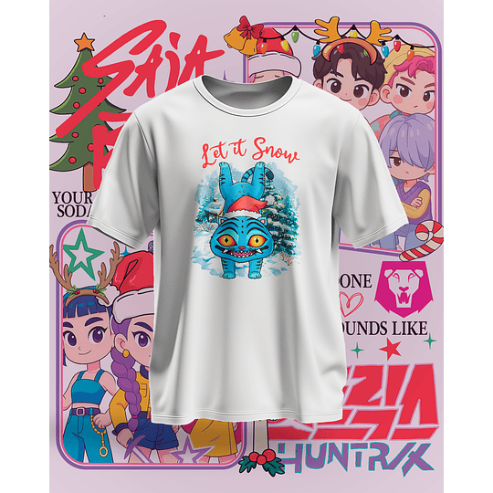 16 Diseños Plantillas Demon Hunters Navidad Archivos PNG