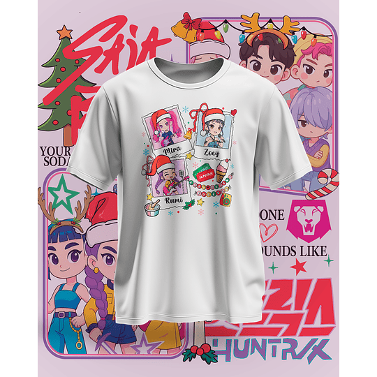 16 Diseños Plantillas Demon Hunters Navidad Archivos PNG