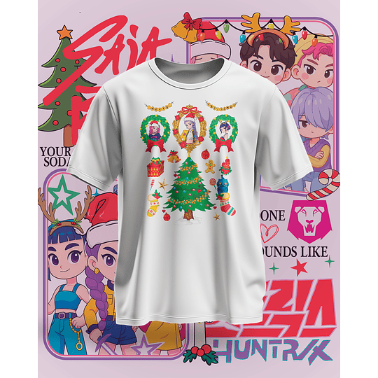 16 Diseños Plantillas Demon Hunters Navidad Archivos PNG