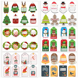 30 Diseños Plantillas DE-PARA Navidad Archivos PDF