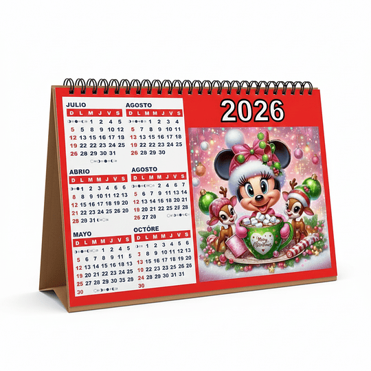 Diseños Plantillas Calendarios Carpita 2026 Navidad Archivos PDF