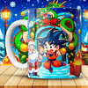Diseños Plantillas Tazas Dragon Ball Z Navidad Archivos JPG