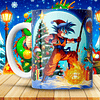 Diseños Plantillas Tazas Dragon Ball Z Navidad Archivos JPG