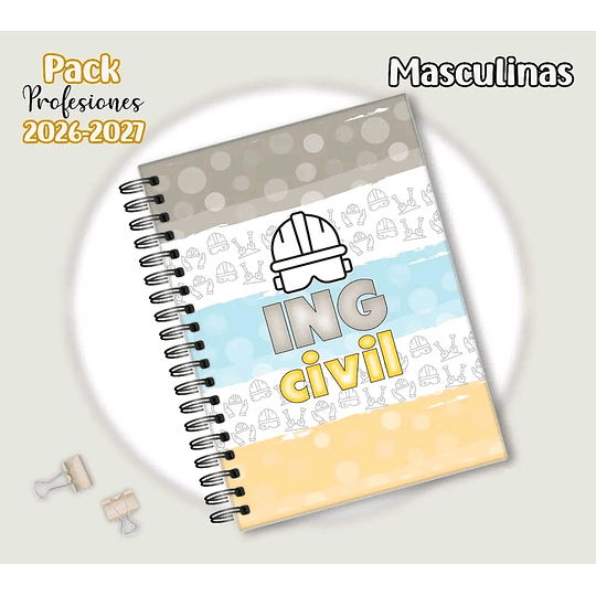 Diseños Plantillas Agendas y Portadas Profisiones 2026 Archivos PDF