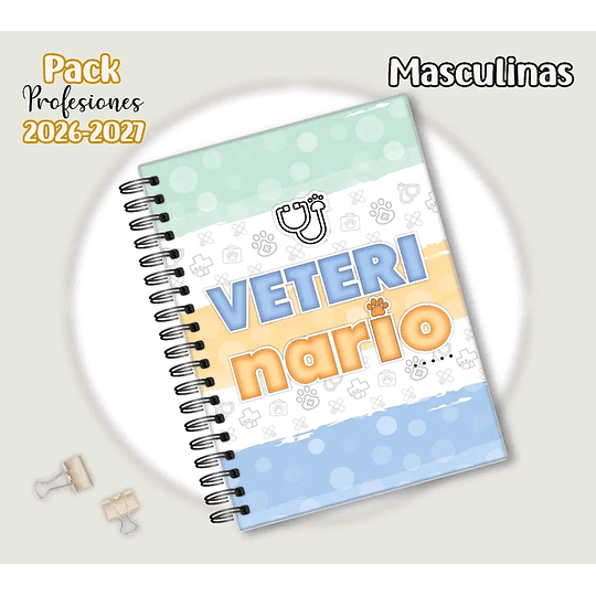 Diseños Plantillas Agendas y Portadas Profisiones 2026 Archivos PDF