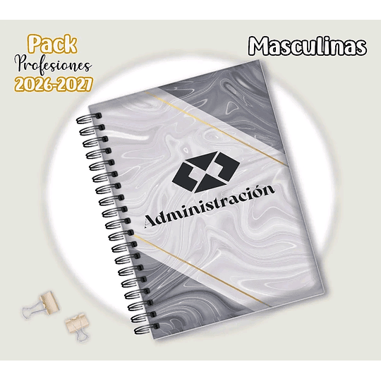 Diseños Plantillas Agendas y Portadas Profisiones 2026 Archivos PDF