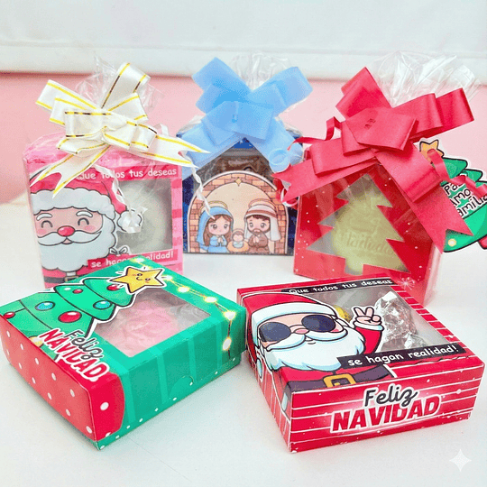 Diseños Plantillas Cajitas Navideñas Encantadas Archivos PDF