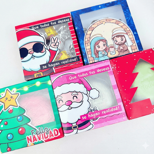 Diseños Plantillas Cajitas Navideñas Encantadas Archivos PDF