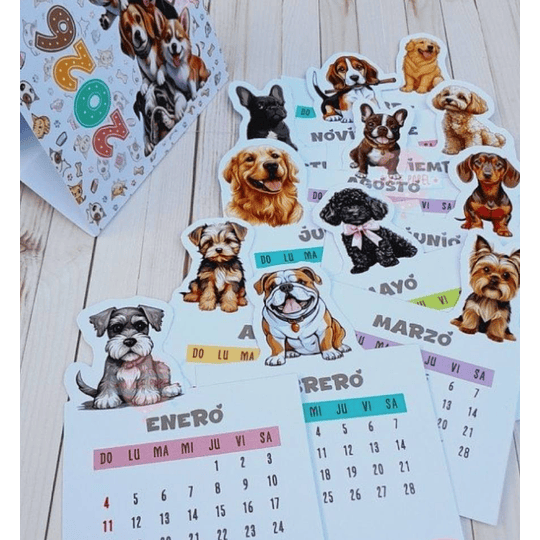 Diseños Plantillas Calendarios Carpita  2026 Archivos PDF